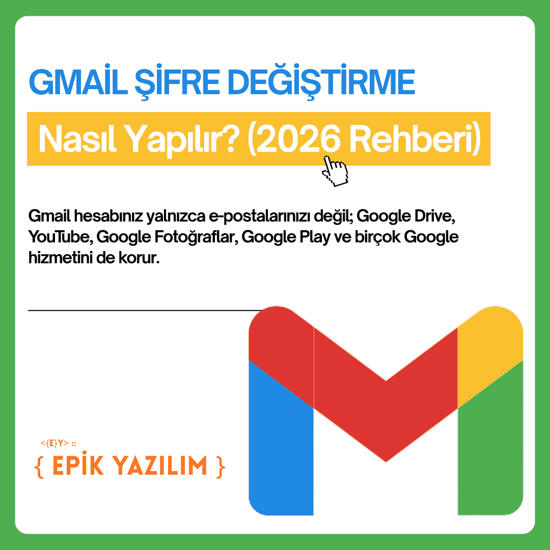 Gmail Şifre Değiştirme Nasıl Yapılır? (2026 Rehberi)