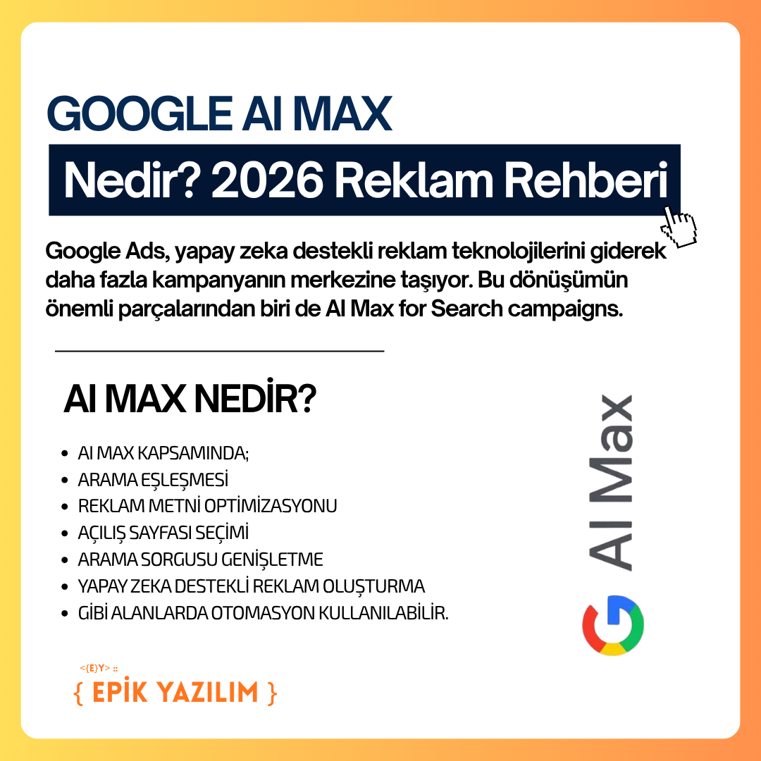 Google AI Max Nedir? 2026 Reklam Rehberi