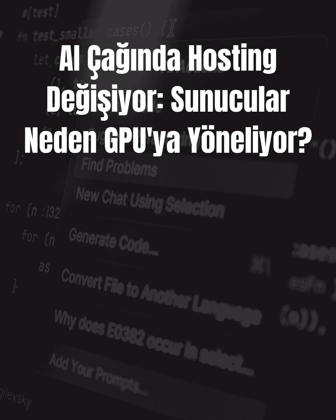 AI Çağında Hosting Değişiyor: Sunucular Neden GPU'ya Yöneliyor?