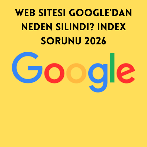 Web Sitesi Google'dan Neden Silindi? Index Sorunu 2026
