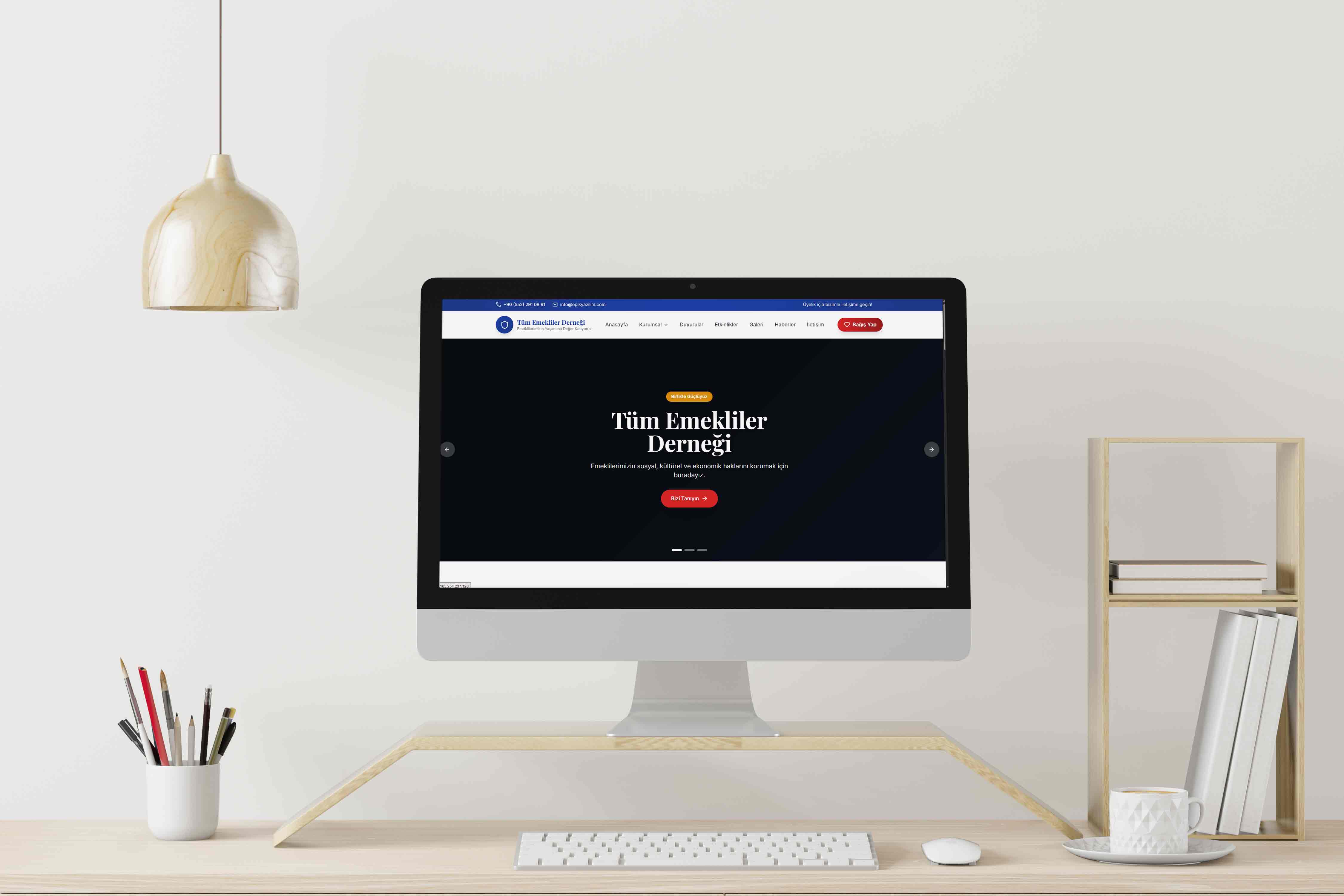 Derneklere Özel Web Sitesi