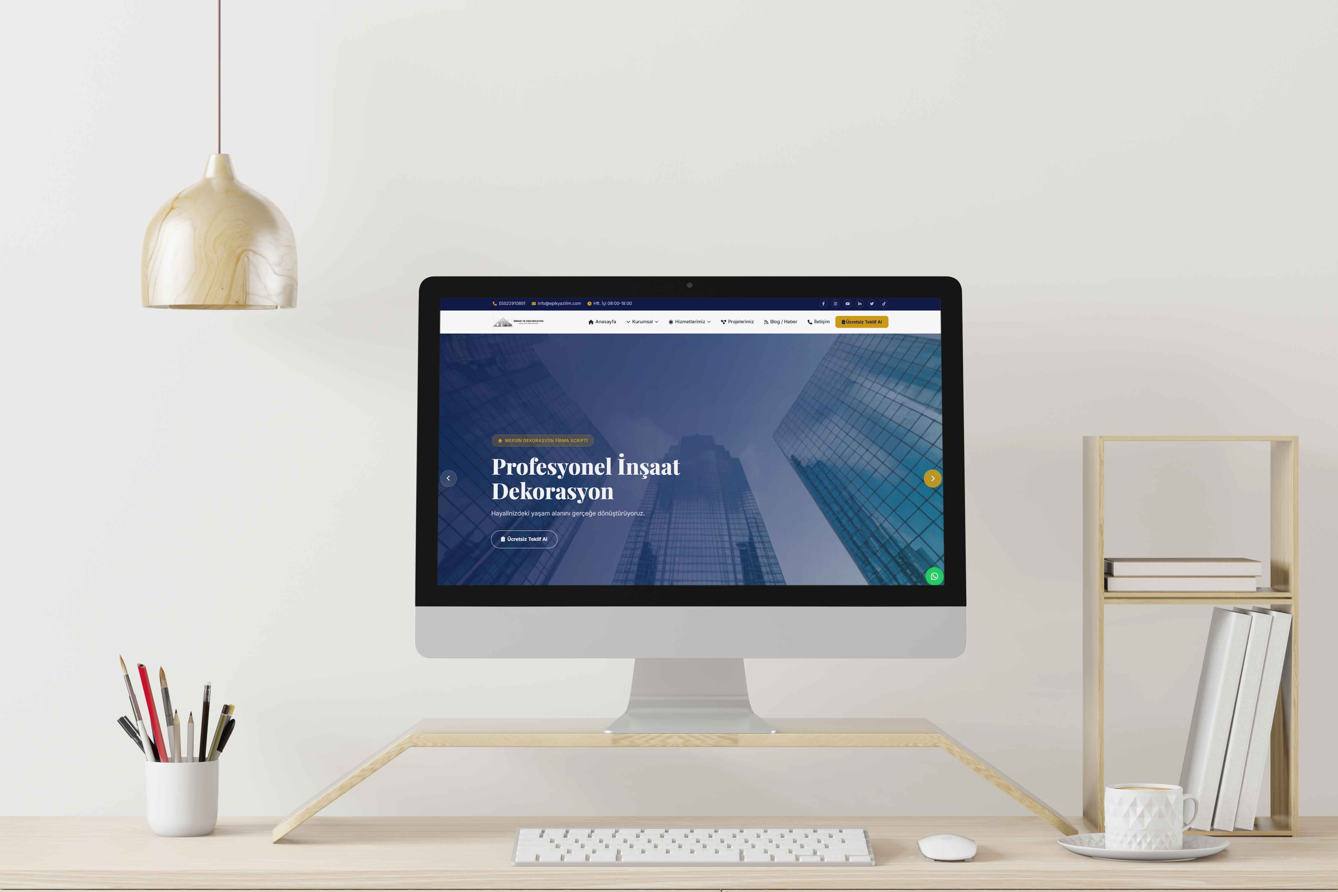 Pro Mimar ve İnşaat Web Sitesi