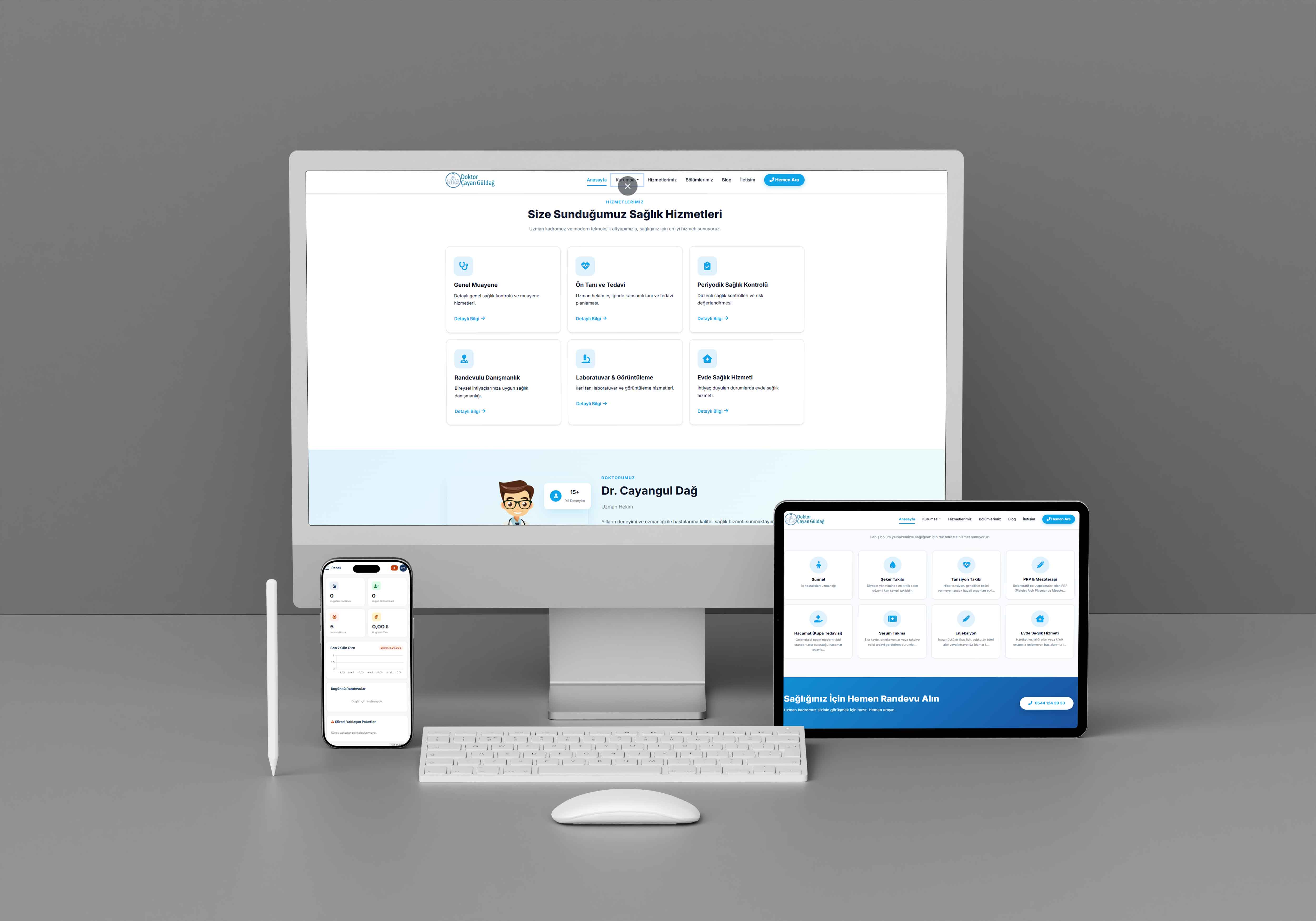 Doktorlara Özel Web Sitesi