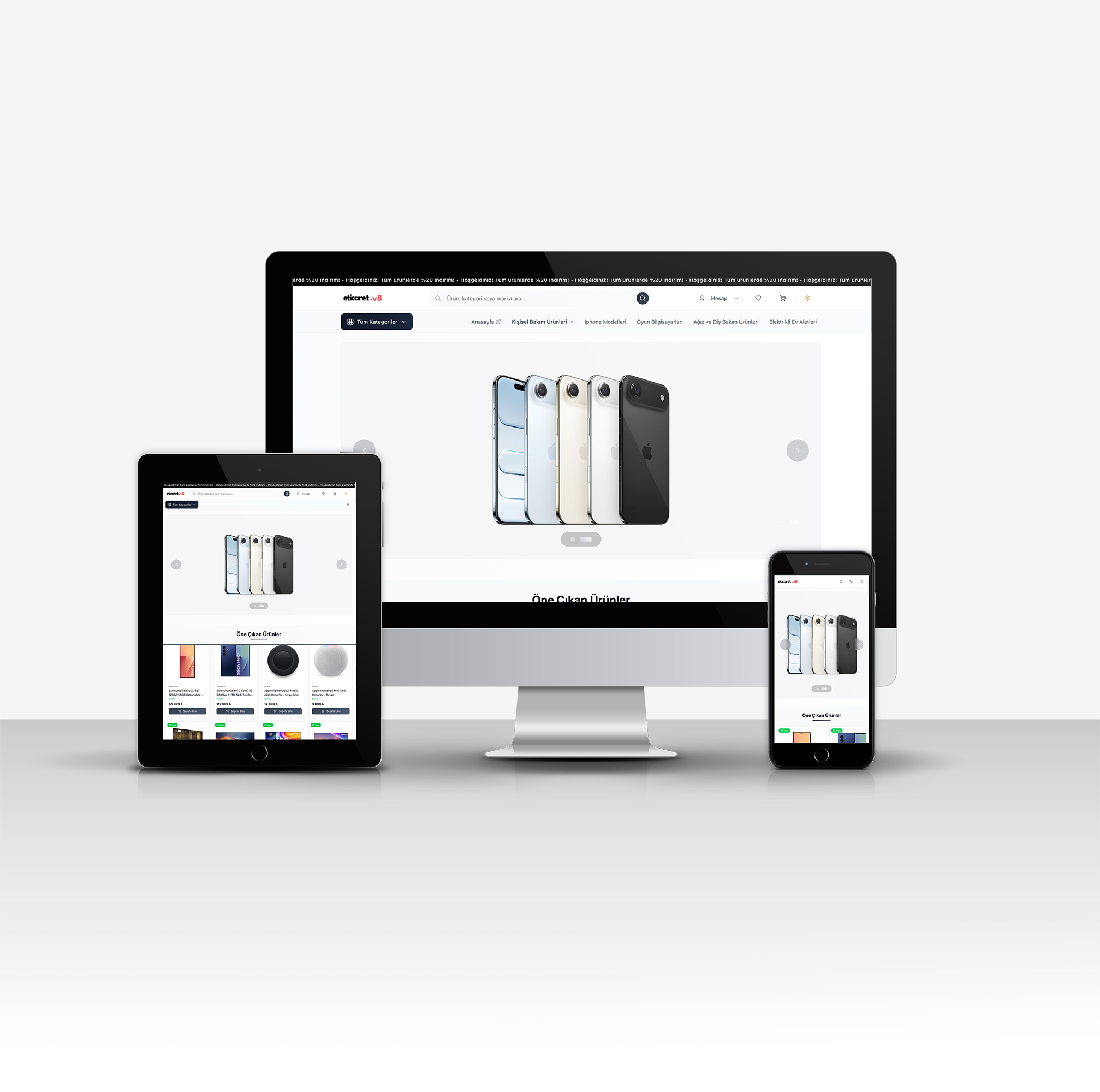 Profesyonel E-Ticaret V8